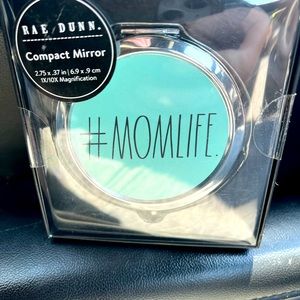 Rae Dunn #momlife compact mirror brand new